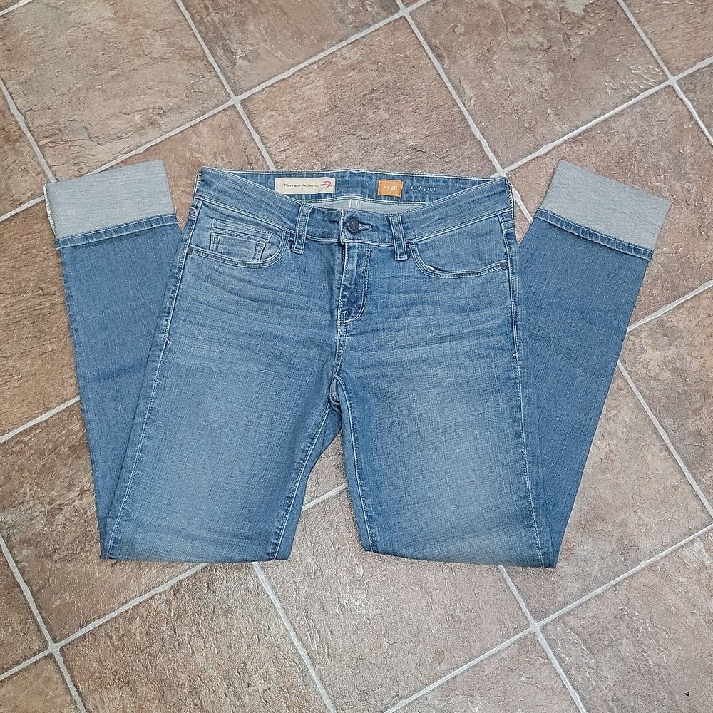 Pilcro & The Letterpress Anthropologie STET Fit Skinny Jeans Size 26